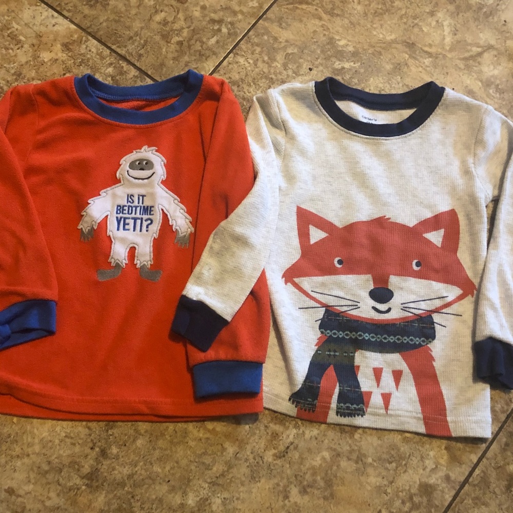 Winter inspired pj shirts ❄️
